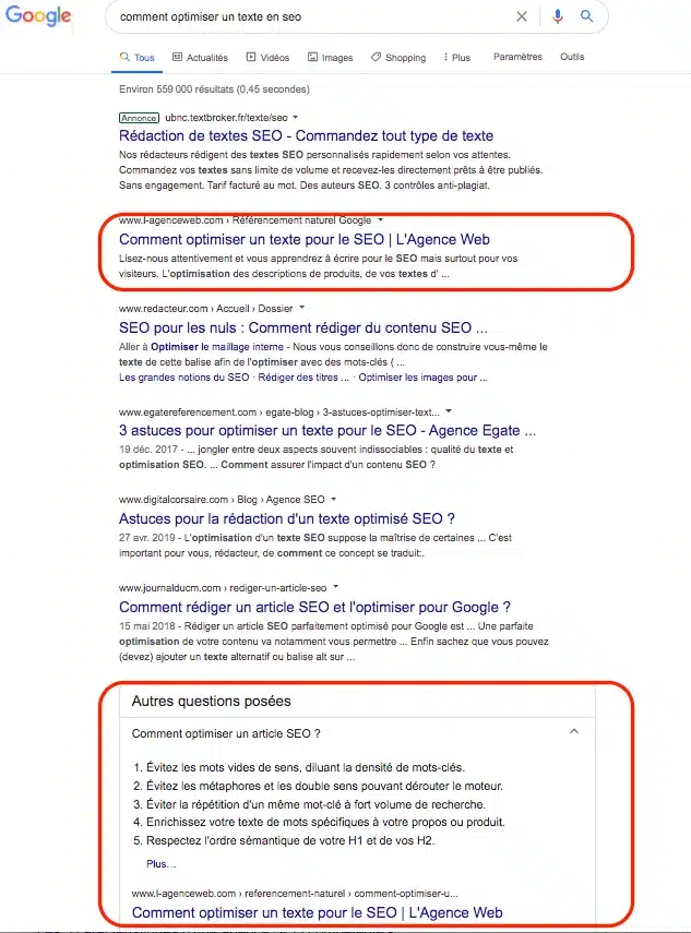 Comment optimiser un texte en SEO