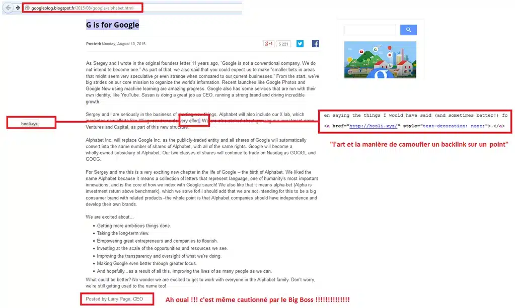 back link caché google